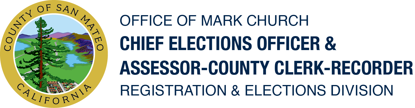 San Mateo County Registration & Elections Division website